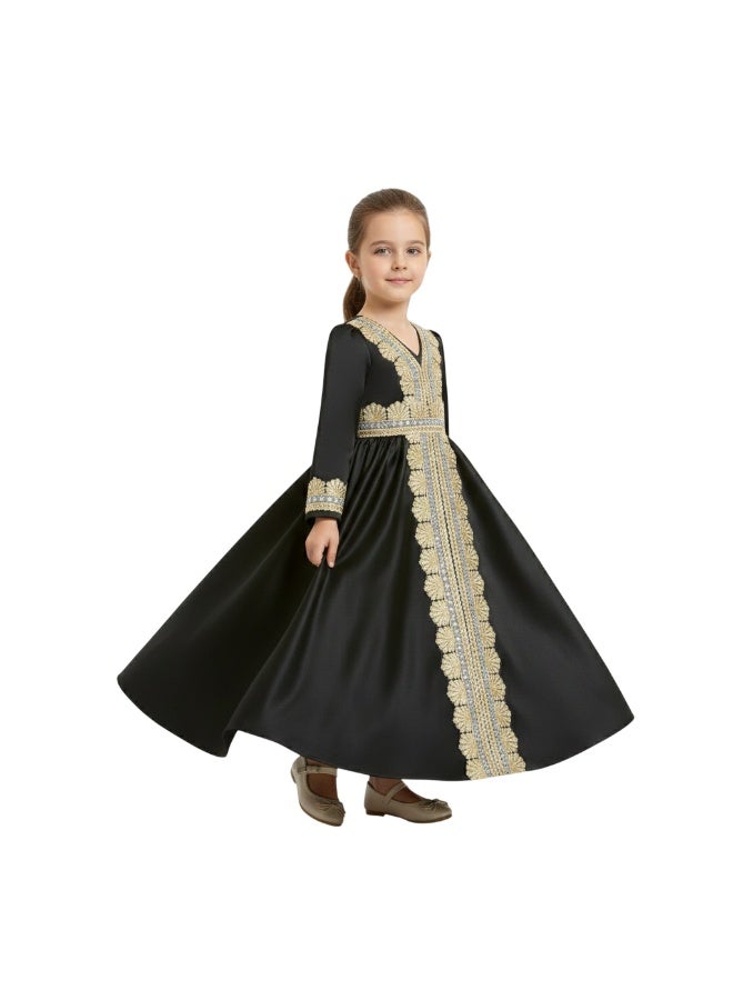 D'Daniela D' Daniela - Midnight Majesty Jalabiya - Black - Image 2